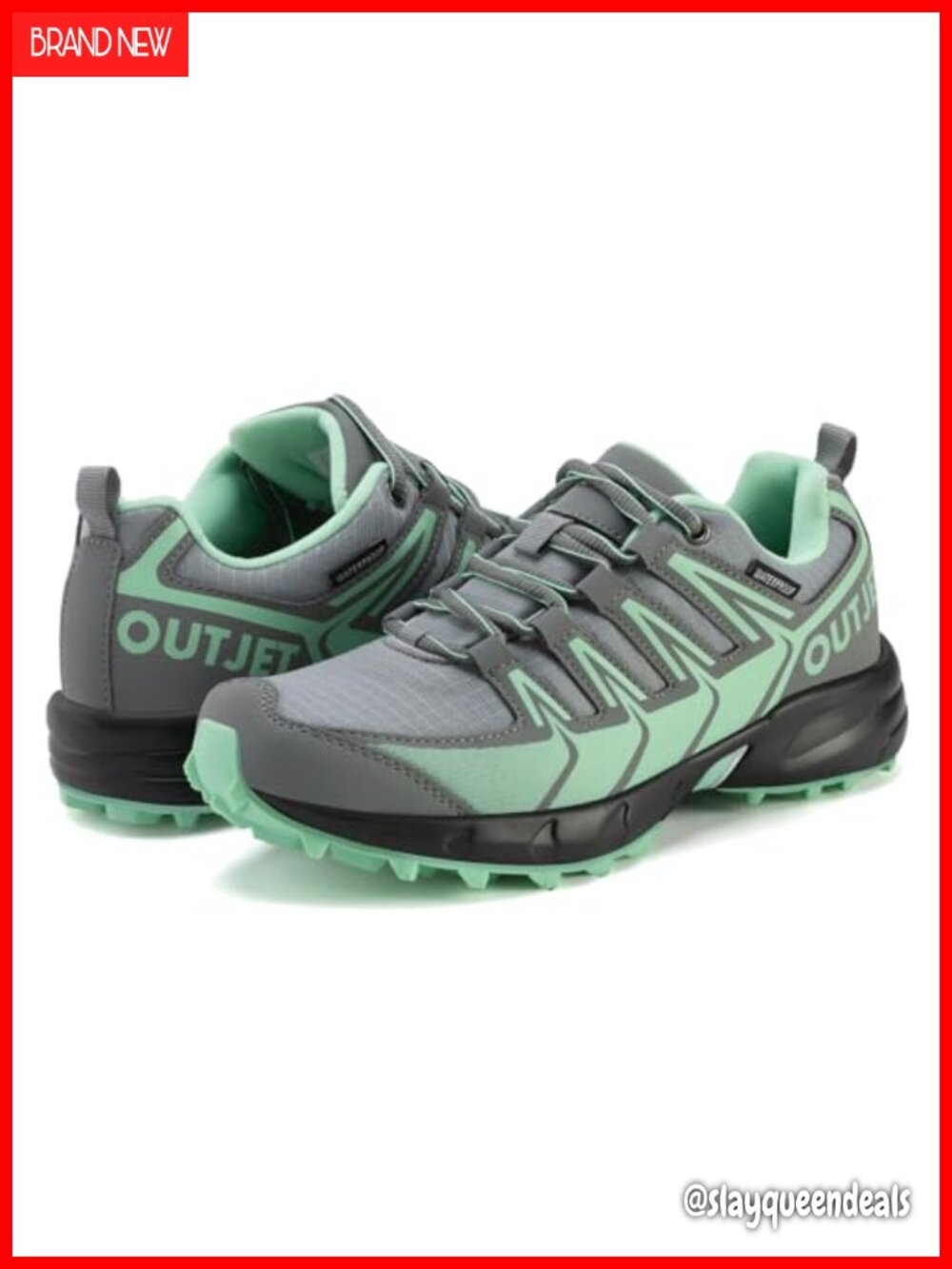 Waterproof Lightweight Hiking Shoes for Women Lace-Up